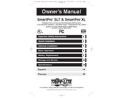 Tripp-Lite SmartPro SLT SMART1500SLT El Manual Del Propietario