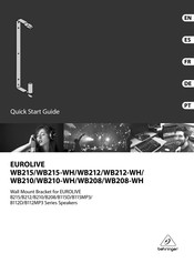 Behringer EUROLIVE WB208 Guia De Inicio Rapido