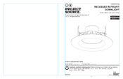 Project Source MQTL1037-LED10.5K830 Manual De Instrucciones