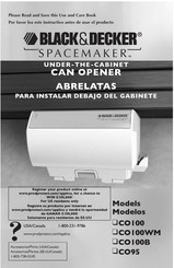 BLACK&DECKER SPACEMAKER CO95 Manual De Instrucciones