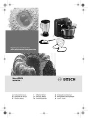 Bosch MaxxiMUM MUMXX Serie Instrucciones De Uso