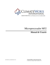 ClimateWorx M52 Manual De Usuario