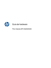 HP Thin Client t5335 Manual Del Usuario