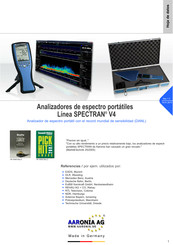 Aaronia SPECTRAN V4 Serie Manual Del Usuario