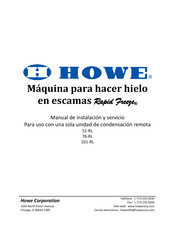 Howe 101-RL Manual De Instalación Y Servicio