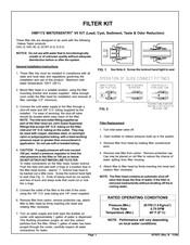 Halsey Taylor WATERSENTRY HWF172 Manual De Instrucciones