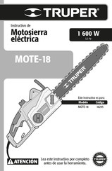 Truper MOTE-18 Manual Del Usuario