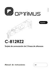 Optimus C-812RZ2 Manual De Instrucciones