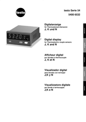 testo 54 Serie Manual De Instrucciones