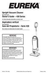 Eureka 430 Serie Guia Del Propietario