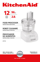 Kitchen Aid KFP750 Instrucciones Y Recetas