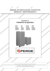 Perge Optitherm 32 B150-D Manual De Instalación, Puesta En Marcha Y Mantenimiento