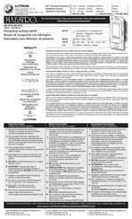 Lutron Maestro MS-OPS2 Guia De Inicio Rapido