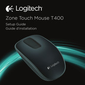 Logitech Zone Touch Mouse T400 Guia De Instalacion