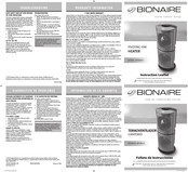 Bionaire BFH6616 Folleto De Instrucciones