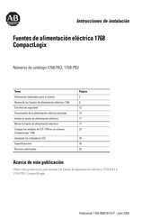 Allen-Bradley CompactLogix 1768 Instrucciones De Instalación