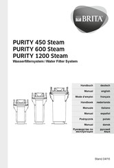 Brita PURITY 450 Steam Manual