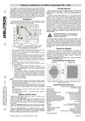 Jablotron JA-180W Manual Del Usuario