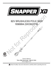 Snapper XD SXD82ZPS El Manual Del Propietario