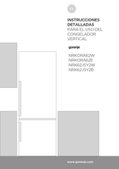 Gorenje NRKORA62W Instrucciones Detalladas