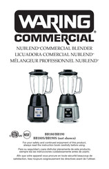 Waring Commercial NUBLEND BB180S Manual De Instrucciones