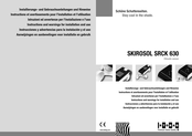 Stobag SKIROSOL SRCK 630 Instrucciones Y Advertencias Para La Instalación Y El Uso