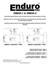 Enduro PRO SM600-2 Instrucciones De Uso Y Lista De Partes