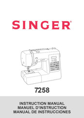 Singer 7258 Manual De Instrucciones