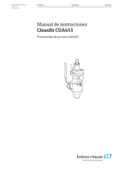 Endress+Hauser Cleanfit CUA451 Manual De Instrucciones