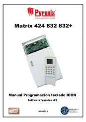Pyronix Matrix 424 Guía De Programación