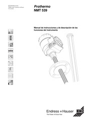 Endress+Hauser Prothermo NMT 539 Manual De Instrucciones