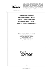 Bimar PSP1 Manual De Instrucciones