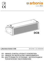 Arbonia DCB Manual De Instalación Y Mantenimiento