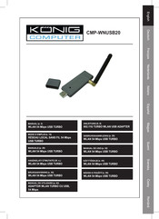 Konig Computer CMP-WNUSB20 Manual De Uso