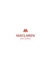 Maclaren twin techno Manual De Usario