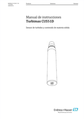 Endress+Hauser Turbimax CUS51D Manual De Instrucciones