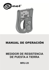 Sonel MRU-20 Manual De Operación