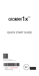 Alcatel 1X Manual Del Usuario