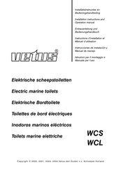 Vetus WCS Instrucciones De Instalación Y Manual De Manejo