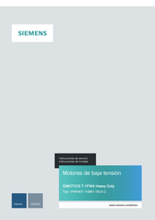 Siemens 1FW4407-1KM81-1BC0-Z Instrucciones De Servicio