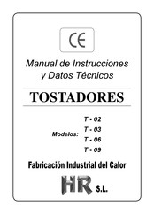 HR T-03 Manual De Instrucciones Y Datos Técnicos