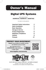 Tripp-Lite AGOM7082 Manual Del Propietário