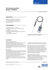 Wika CTH6200 Manual Del Usario