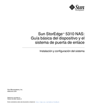 Sun Microsystems StorEdge 5310 NAS Guía Básica