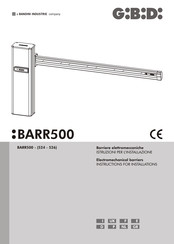 Bandini Industrie GiBiDi BARR500 Instrucciones De Instalación