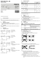 Festo NEBU-M8G3-M8 Serie Instrucciones