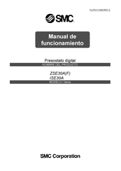 SMC ZSE30AF Serie Manual De Funcionamiento