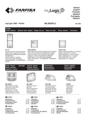 Farfisa myLogic ONE ML2002PLC Manual Del Usario