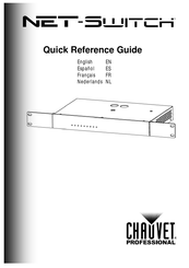 Chauvet Professional Net-Switch Guía De Referencia Rápida