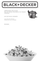 Black+Decker RC550S Manual De Uso Y Cuidado